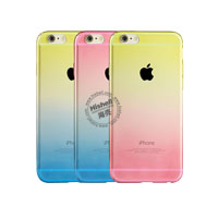 Gradient Color PC Case with Buttons for iPhone 6