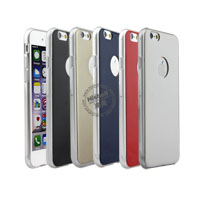 Soft TPU Case with PU Veener Phone Case for iPhone 6