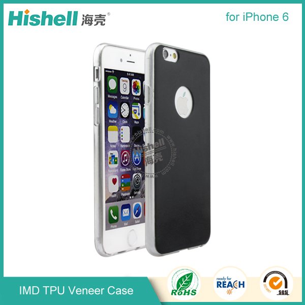 Soft TPU Case with PU Veener Phone Case for iPhone 6