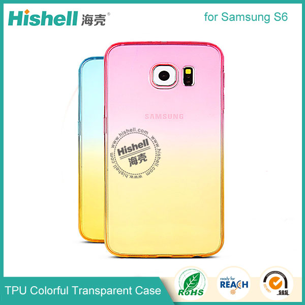 TPU Case with Gradient Color for Samsung S6