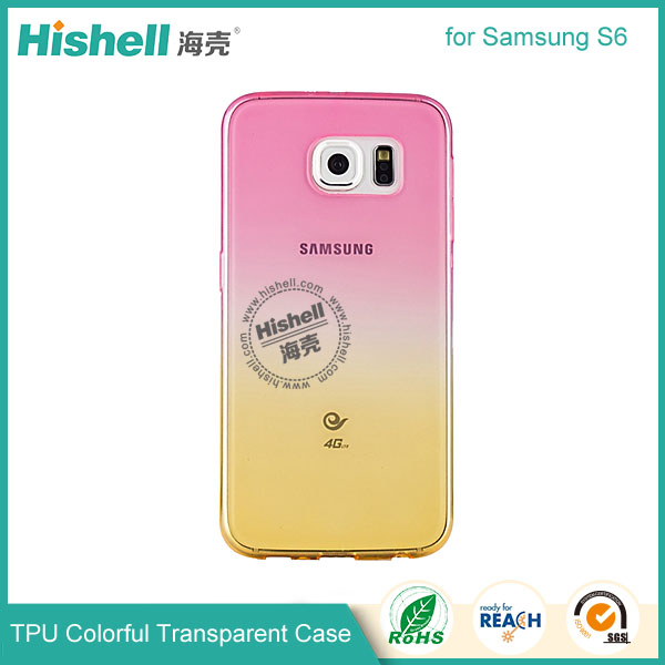 TPU Case with Gradient Color for Samsung S6