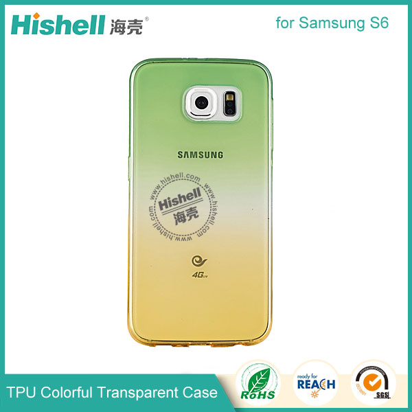 TPU Case with Gradient Color for Samsung S6