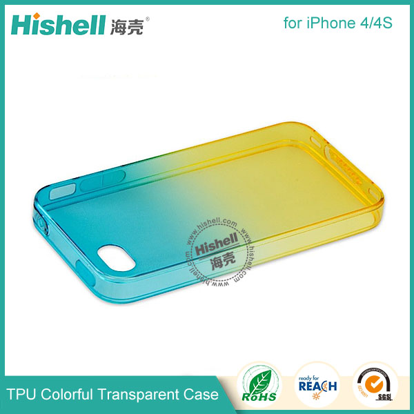 TPU Case with Gradient Color for iPhone 4S