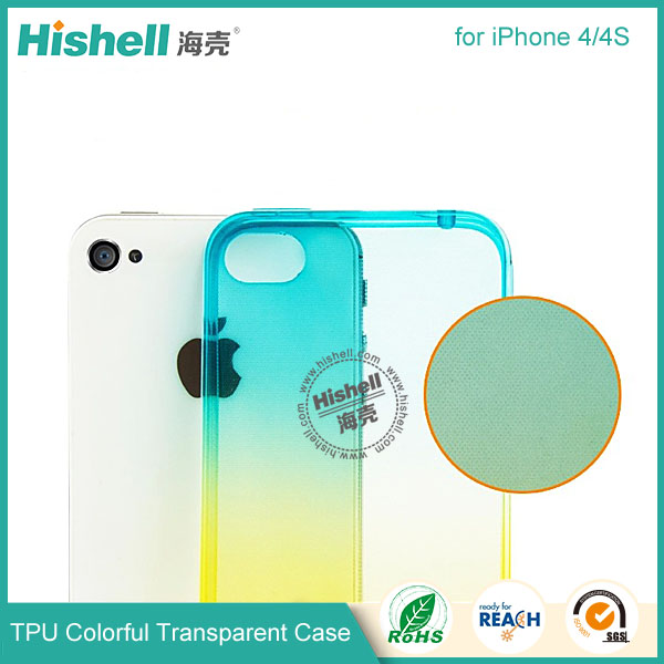 TPU Case with Gradient Color for iPhone 4S