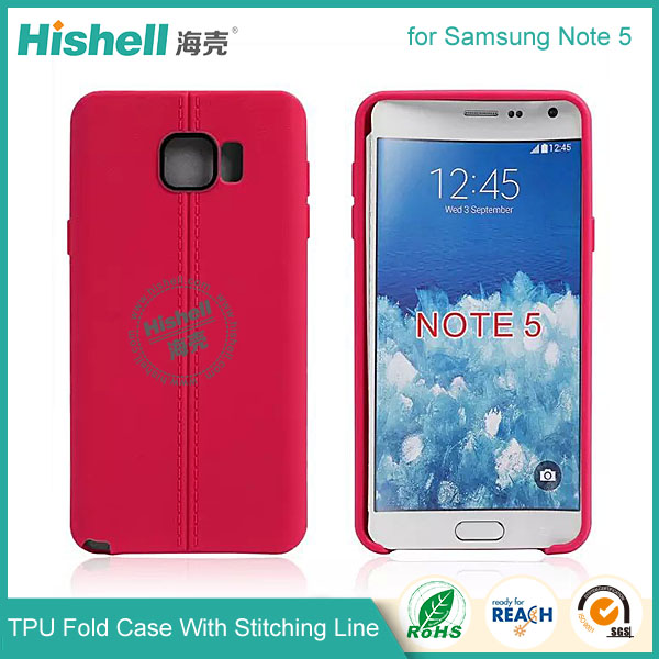 TPU Case with Double Line for Samsung Note 5