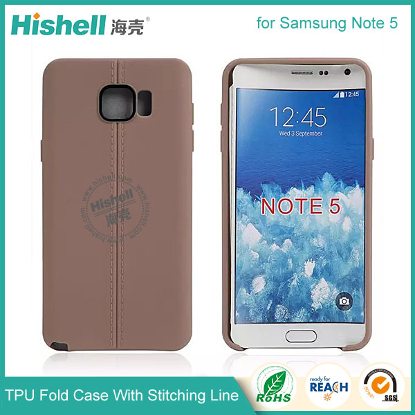 TPU Case with Double Line for Samsung Note 5