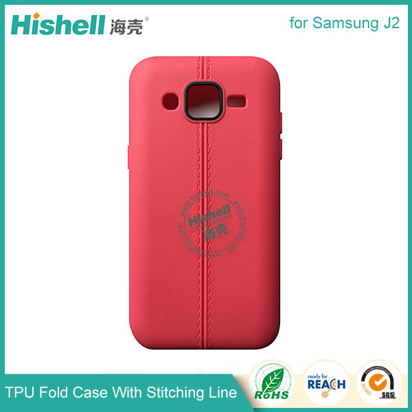 TPU Case with Double Line for Samsung J2