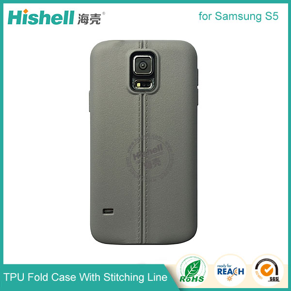 TPU Case with Double Line for Samsung S5