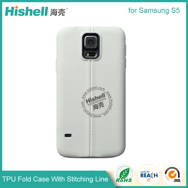 TPU Case with Double Line for Samsung S5