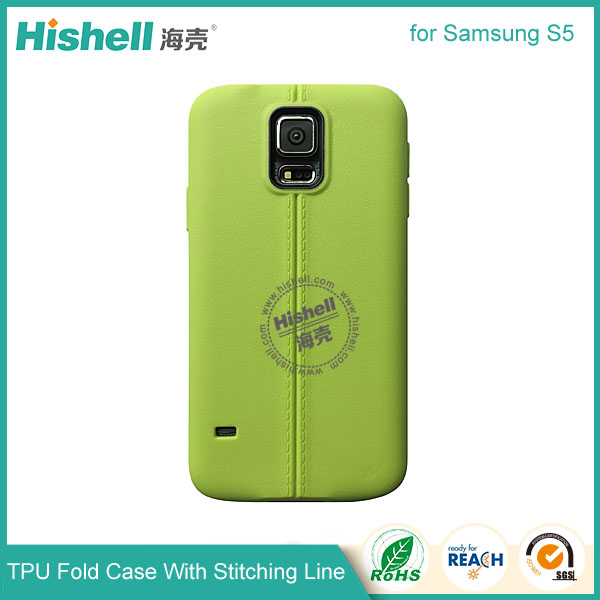 TPU Case with Double Line for Samsung S5