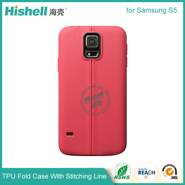 TPU Case with Double Line for Samsung S5