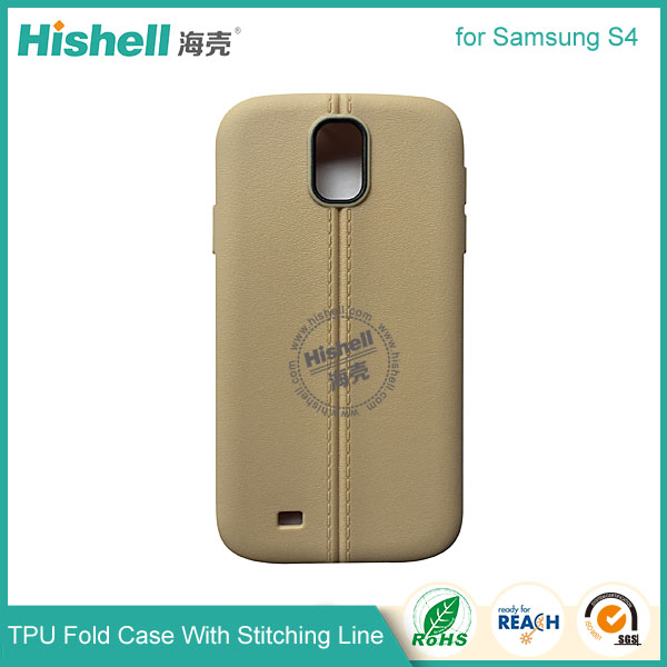 TPU Case with Double Line for Samsung Galaxy S4