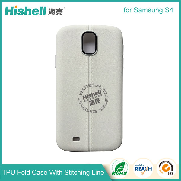 TPU Case with Double Line for Samsung Galaxy S4