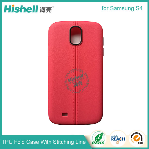 TPU Case with Double Line for Samsung Galaxy S4