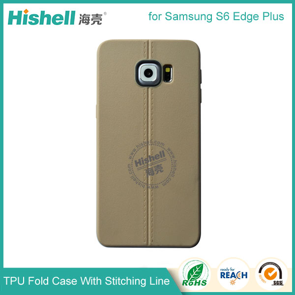 TPU Case with Double Line for Samsung S6 Edge Plus