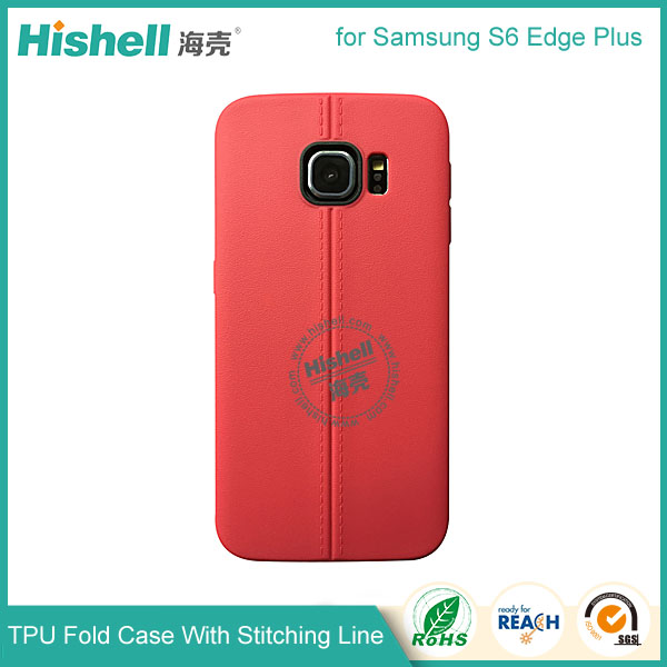 TPU Case with Double Line for Samsung S6 Edge Plus