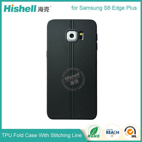 TPU Case with Double Line for Samsung S6 Edge Plus