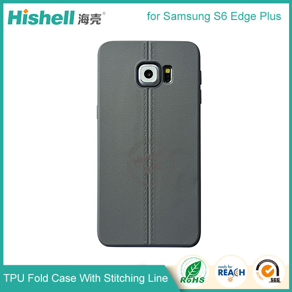 TPU Case with Double Line for Samsung S6 Edge Plus