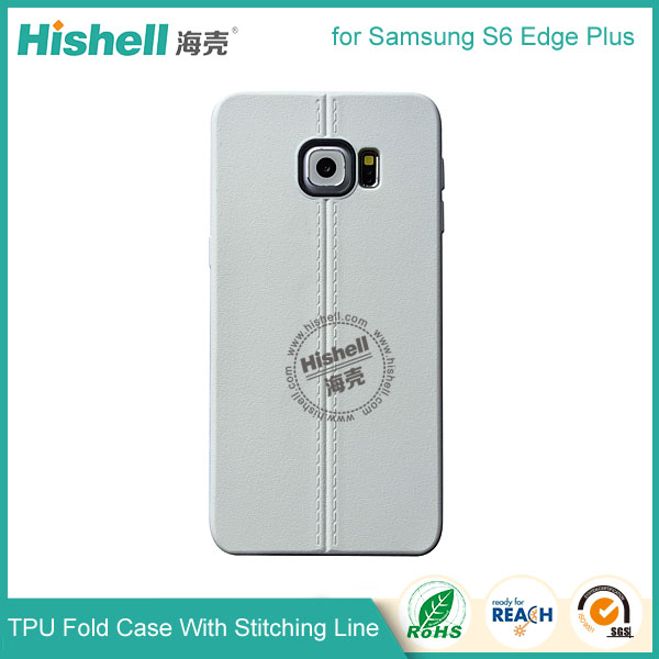 TPU Case with Double Line for Samsung S6 Edge Plus