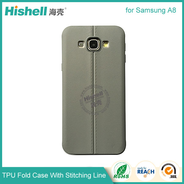 TPU Case with Double Line for Samsung A8