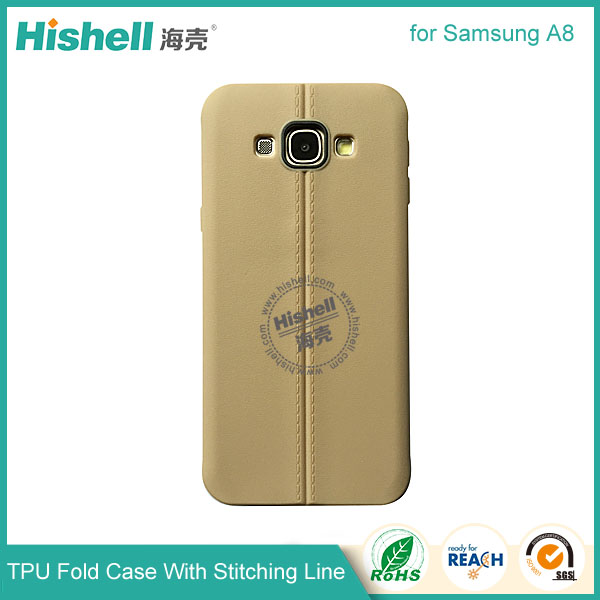 TPU Case with Double Line for Samsung A8