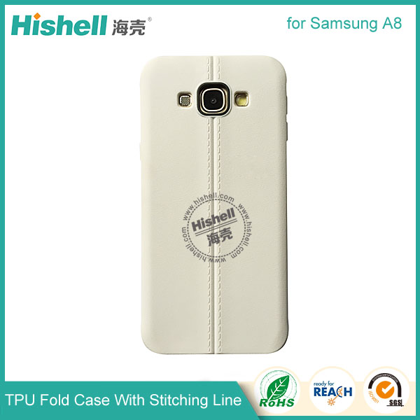 TPU Case with Double Line for Samsung A8