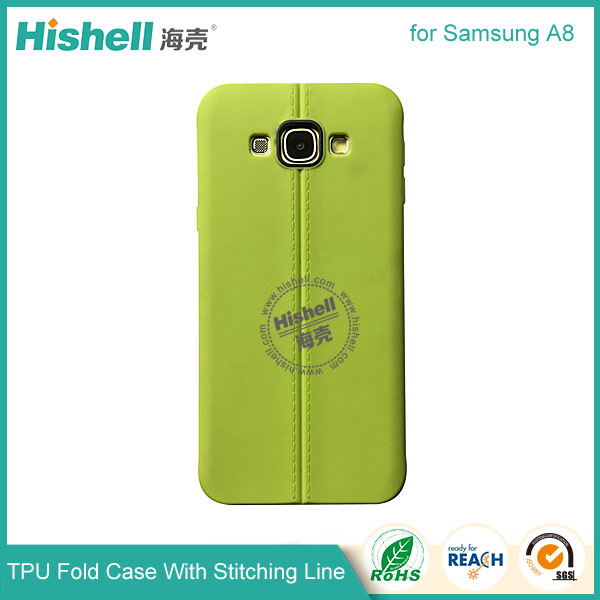 TPU Case with Double Line for Samsung A8