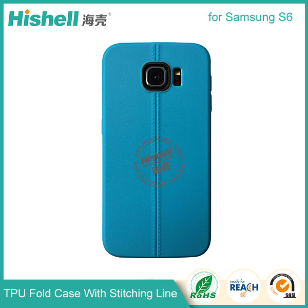 TPU Case with Double Line for Samsung S6