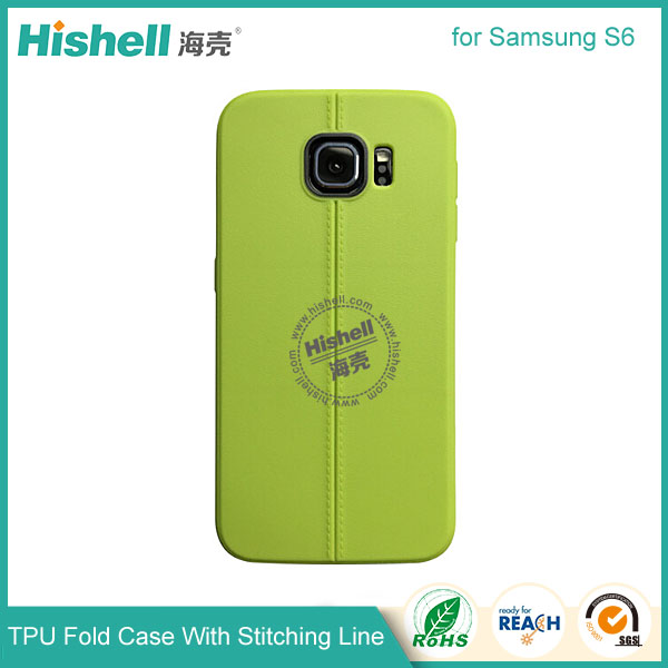 TPU Case with Double Line for Samsung S6