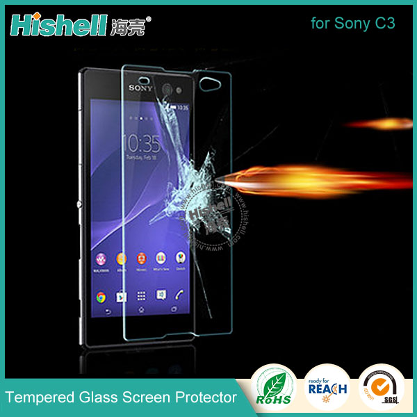 Tempered Glass Screen Protector for Sony C3