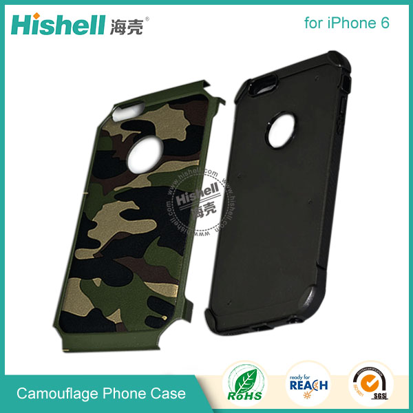 High Quality Camouflage Mobile Phone Case for iPhone 6