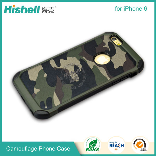 High Quality Camouflage Mobile Phone Case for iPhone 6