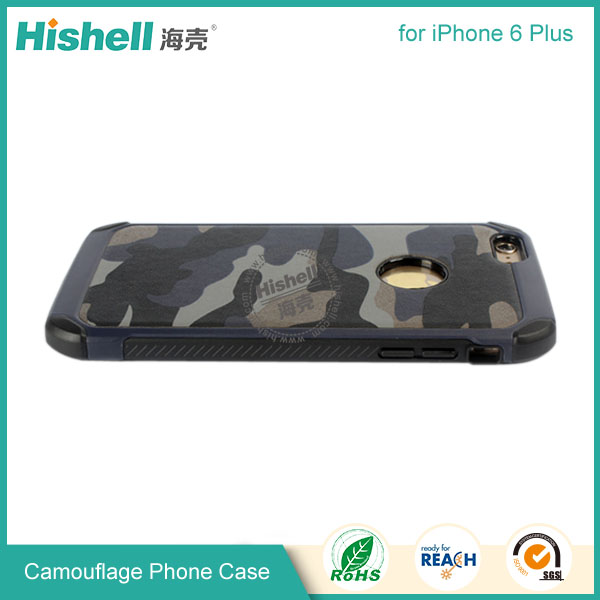 High Quality Camouflage Mobile Phone Case for iPhone 6 plus