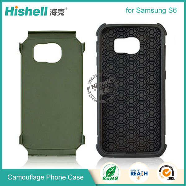 High Quality Camouflage Mobile Phone Case for Samsung S6