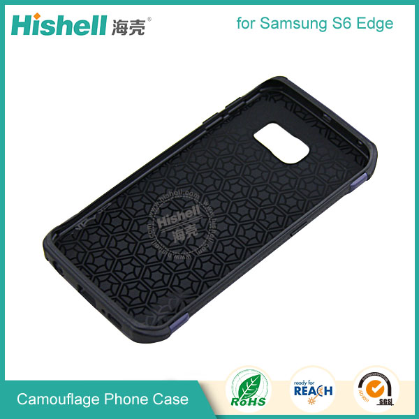 High Quality Camouflage Mobile Phone Case for Samsung S6 Edge