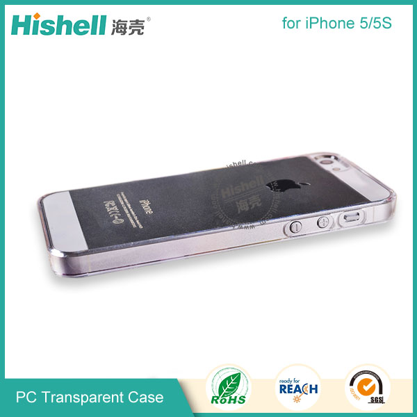 PC Hardness Anti-scratch Transparent Mobile Phone Case for iPhone 5