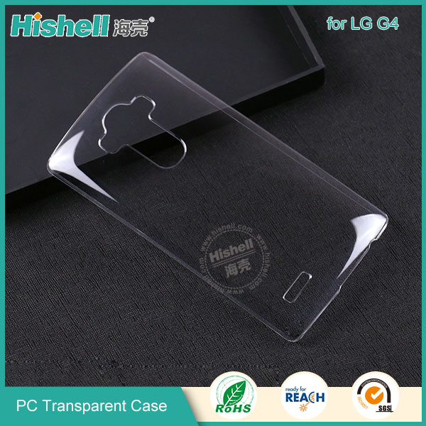 PC Hardness Anti-scratch Transparent Mobile Phone Case for LG G4