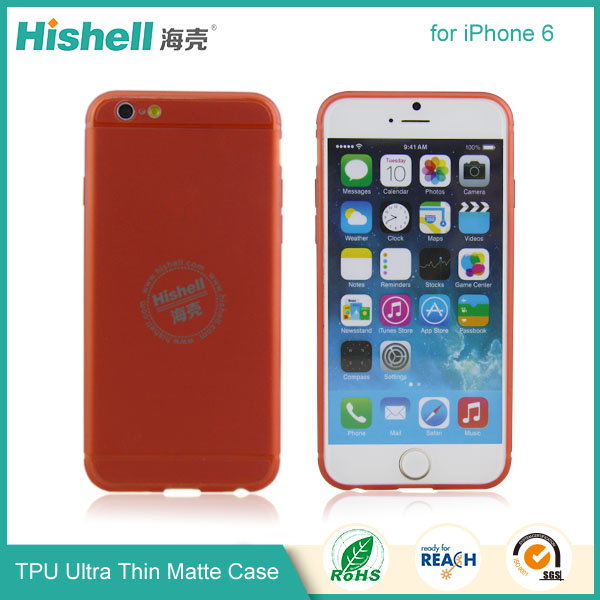 TPU Ultra Thin Matte Mobile Phone Case for iPhone 6