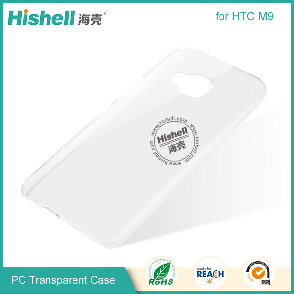 PC Hardness Anti-scratch Transparent Phone Case for HTC One M9