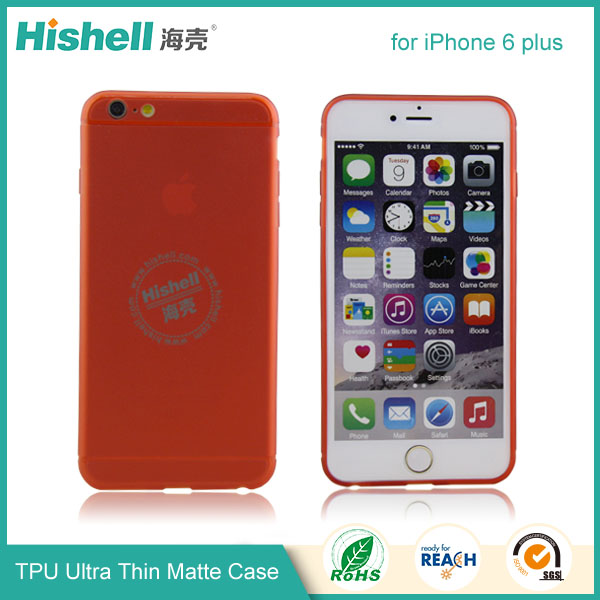TPU Ultra Thin Matte Mobile Phone Case for iPhone 6 plus