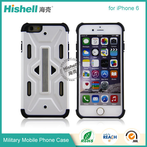 TPU and PC Military Style Mobile Phone Case for iPhone 6