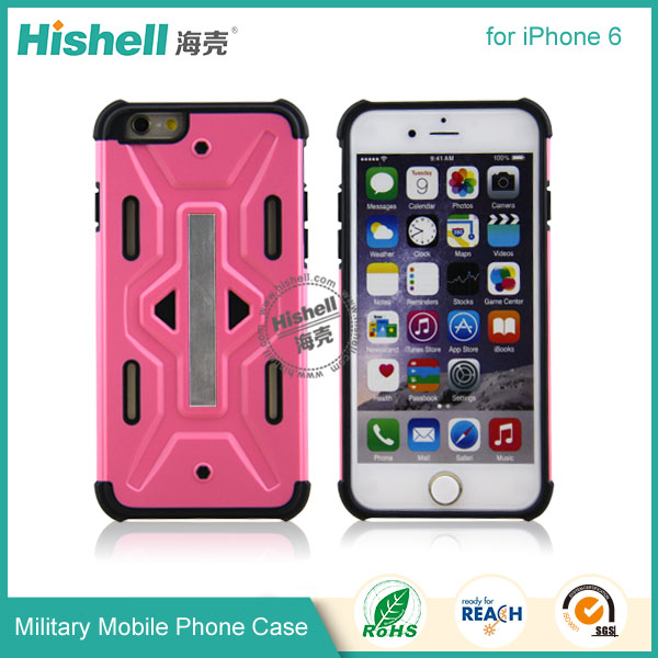 TPU and PC Military Style Mobile Phone Case for iPhone 6