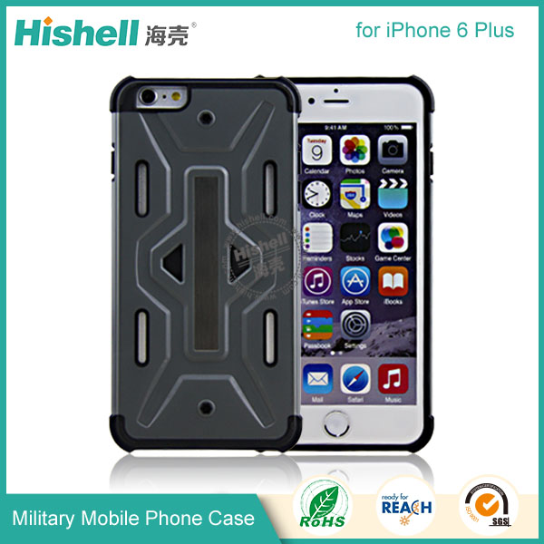 TPU and PC Military Style Mobile Phone Case for iPhone 6 plus