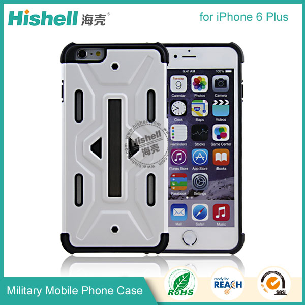 TPU and PC Military Style Mobile Phone Case for iPhone 6 plus