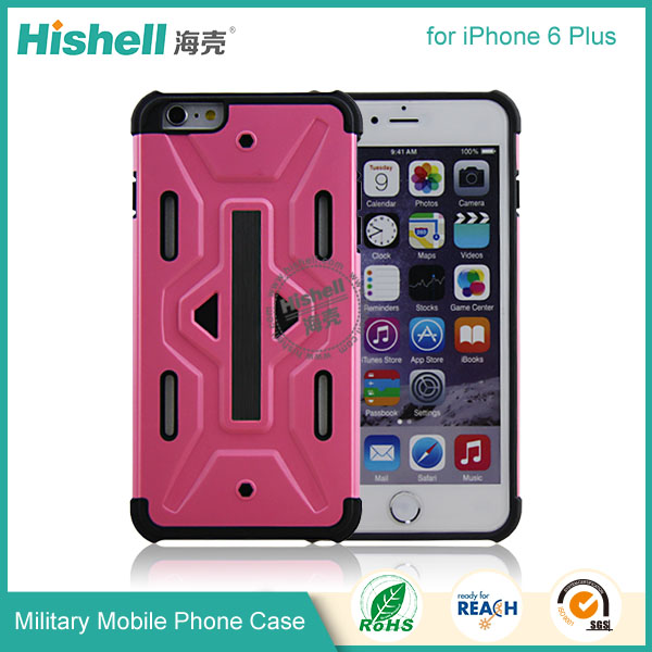 TPU and PC Military Style Mobile Phone Case for iPhone 6 plus