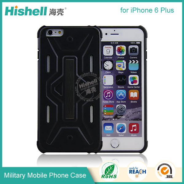 TPU and PC Military Style Mobile Phone Case for iPhone 6 plus