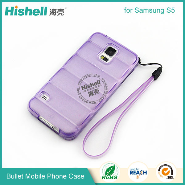 TPU Bullet Mobile Phone Case for Samsung S5