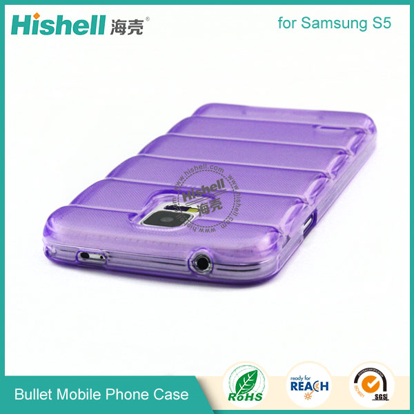 TPU Bullet Mobile Phone Case for Samsung S5