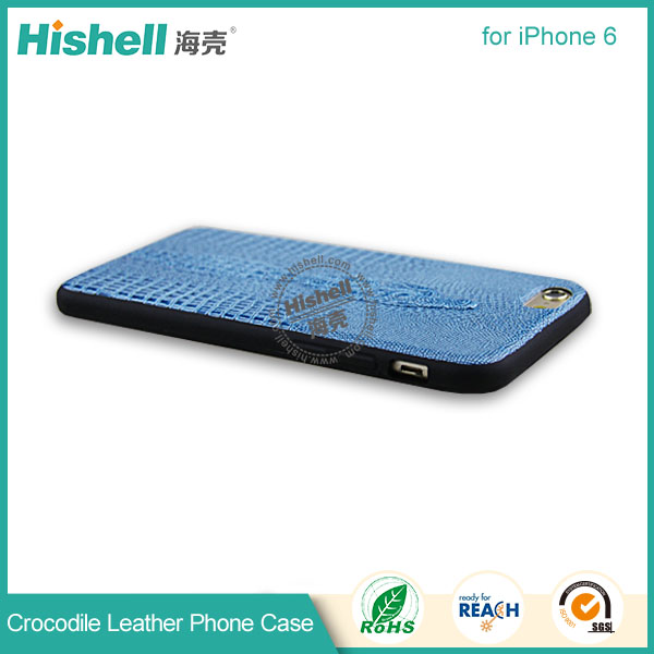 TPU and Crocodile PU Leather Mobile Phone Case for iPhone 6