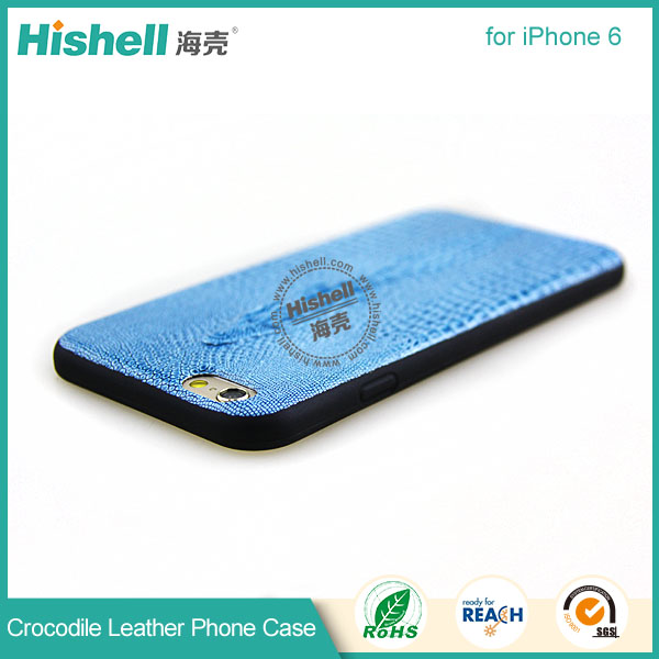 TPU and Crocodile PU Leather Mobile Phone Case for iPhone 6